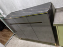 澳之音餐边柜一体靠墙柜子轻奢岩板餐厅边柜超薄家用厨房客厅储物茶水柜 120*35cm/岩板+烤漆/加厚/带高脚 实拍图