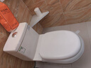 松鲸 卫浴家用马桶坐便器大冲力超漩虹吸式静音连体座便器小户型马桶 升级款【超大冲力】400坑距 实拍图