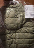 优衣库婴幼儿宝宝PUFFTECH空气棉服可机洗拉链连帽外套478427 56 橄榄色 100 实拍图
