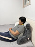 加大加厚缓解腰酸床头靠枕靠垫大靠背垫软包沙发床上护腰看书神器 AX17灰【四季款加厚+新升级双腰枕】 80cm*60cm*40cm 含枕芯 【重5斤特大号】 实拍图