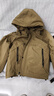 罗蒙（ROMON）秋冬加棉加厚外套男士青年棉衣服休闲连帽工装款防风夹克冲锋衣男 M1121卡其色 XL 实拍图