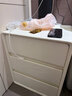 锦汐床头柜实木奶油风收纳柜卧室2025新款床边柜简约轻奢高级感置物柜 【加厚实木】45CM-三抽 实拍图