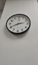 康巴丝（Compas）挂钟 创意简约钟表客厅石英钟表挂墙时钟 c2855 咖木色 26cm直径 实拍图