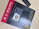 闪迪（SanDisk）128GB TF(MicroSD)内存卡 4K极速金卡A2 V30 U3行车记录仪 运动相机无人机 监控存储卡 读190MB/s 实拍图