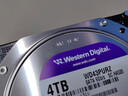 西部数据（WD）4TB 监控级机械硬盘 WD Purple 西数紫盘 SATA 256MB CMR垂直 安防存储 3.5英寸 WD43PURZ 实拍图