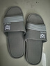 乐拖拖鞋男2025四季款浴室防滑排水软底居家凉拖鞋 浅灰42-43 实拍图