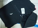 安踏防泼水加绒保暖外套男士秋冬季款梭织连帽通勤跑步运动夹克衣服 【防泼水加绒保暖】基础黑-5 XL /(180) 适合150-160斤 实拍图