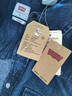 Levi's李维斯男士经典宽松蓝色牛仔衬衫时尚简约美式水洗情侣外套 中蓝色 S 实拍图