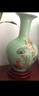 傲世景德镇陶瓷器新中式花瓶工艺品客厅摆件酒柜玄关茶室博古架装饰品 豆青釉清荷赏瓶+底座 实拍图