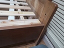 惠寻 京东自有品牌 床1.2m童床中式简约学生床双人床主卧室木制家具 胡桃色实木单床 1.2米x2米(框架结构) 实拍图