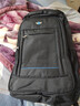 袋鼠双肩包男士背包大容量行李旅游包学生书包女初中商务笔记本电脑包 黑色蓝标【75升加大精英版】 实拍图