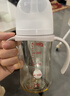 贝亲（Pigeon）新生儿 防胀气宽口径PPSU奶瓶160ml SS号奶嘴 0个月+AA261  实拍图