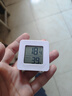 温度计室内家用精准婴儿房温湿度计壁挂室干湿计电子数显表高精度 【一只装】白色-迷你温湿度计 实拍图