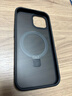 挚卫士【磁吸支架二合一】适用苹果15手机壳 iPhone15保护套 Magsafe磁吸无线充超薄防摔亲肤磨砂 石墨黑 实拍图