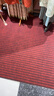 柏能条纹入户地垫门口红地毯入户门脚垫进户门口地垫可裁剪120x180cm 实拍图