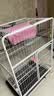 雪宠【京东快递】猫笼家用猫别墅室内猫窝猫舍加粗款大号加粗方管猫笼 【乳白加粗款】特大号三层77*53*108【适1-2只肥猫】 今日下单送8件套大礼包 实拍图
