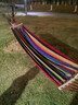 探险者（TAN XIAN ZHE）吊床户外秋千室内单人吊床双人吊床加宽加厚帆布秋千宿舍吊床 【升级防侧翻】单人加宽彩虹色 实拍图