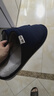 回力日系柔软情侣棉拖秋冬家居室内保暖棉鞋男款HL0006蓝色44-45码 实拍图