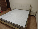 勿凡广东佛山皮床现代简约主卧软包床1.8米x2米奶油风齐边储物婚床 床+5D乳胶弹簧床垫+柜x2 1.8x2.0m框架床【加厚加宽静音床板】 实拍图