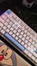 京东京造J104有线机械键盘gasket结构18键热插拔客制化背光S茶轴透光键帽 双侧RGB 游戏办公 海盐芝士 实拍图