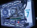 乔思伯（JONSBO）TG-360白色 一体式水冷散热器 (隐藏式理线/5V神光同步ARGB/阻尼旋转铭牌/PWM温控风扇) 实拍图
