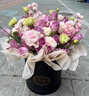 冉子花坊鲜花速递粉玫瑰抱抱桶向日葵花篮生日礼物送女友爱人同城配送 爱的抱抱紫色 实拍图
