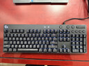 罗技正品罗技G610樱桃青轴红轴茶轴二手机械键盘支持罗技GHUB驱动 黑色 原线 红轴 实拍图