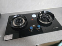 荣事达燃气灶天然气家用一级能效液化气煤气灶双灶台嵌入式台式两用灶具 钢化玻璃 鸳鸯猛火+聚能防风 液化气 实拍图