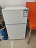 新飞（Frestec）小冰箱 冰箱小型双开门 迷你双门家用宿舍租房冷藏冷冻电冰箱节能省电 48L白【一级能效+租房神器】升级款 实拍图