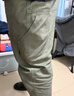 Homlean美式纯棉休闲裤男夏季小众潮牌复古宽松工装长裤子HS60卡其色3XL 实拍图