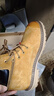 马登美式猎装大黄靴男士马丁靴2026秋冬新款加绒男鞋做旧中帮工装靴子 沙漠黄 （加绒） 41 实拍图