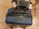 梵地亚行李箱男小型拉杆箱女旅行箱飞机可登机箱包密码箱皮箱子20英寸蓝 实拍图