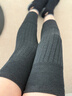 TEEIS德国护膝保暖老寒腿男女士专用中老年人膝盖腿套关节炎加长厚羊毛 绵羊毛加长保暖护膝 均码丨80-180斤通用 丨两只装 实拍图