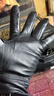卡帝乐鳄鱼真皮手套男士秋冬季加厚防寒保暖开车骑行滑雪羊毛内里羊皮手套男 实拍图