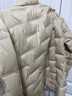 波司登（BOSIDENG）25年新款短款羽绒服女90鹅绒商场热卖同款立领羽绒内胆B250131034 【趋势推荐】奶油米-奶油欧包-700+蓬鹅绒【卡码拍大】 M 165/88A 体重约105-115 实拍图