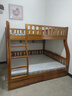 耀拓上下床实木儿童床男孩女孩高低床卧室上下铺成人双层子母床 爬梯款   上铺宽1.6米下铺宽1.8米 实拍图