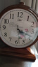康巴丝（Compas）挂钟古典欧式座钟表复古客厅装饰台钟创意卧室床头时钟石英钟 3020数字木纹 实拍图