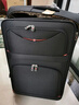 兰博军刀（Rambo Saber）行李箱牛津布拉杆箱商务旅行箱登机箱帆布密码箱超大容量箱子软箱 097A黑色高配版拉链 26英寸 实拍图