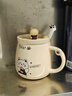 品喻（PINYU）汝窑泡茶杯陶瓷家用马克杯防烫办公水杯送长辈生日节日伴手礼杯子 实拍图