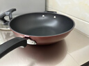 美的（Midea） 不粘锅炒锅平底煎炒锅32cm可立盖仿生荷叶不粘燃磁通用 实拍图