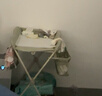 babycare尿布台多功能可折叠新生儿护理台抚触洗澡便携婴儿床-温特绿 实拍图