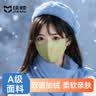 佳睦保暖口罩秋冬骑行加绒加厚防风防寒防紫外线透气高颜值不起雾绿色 实拍图