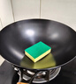 传世家徽（Muceski）炒锅铁锅无涂层锅家用炒菜锅极铁平底不粘锅燃气电磁炉通用已开锅 34圆底【燃气灶明火凹面电磁炉用】 34cm 实拍图