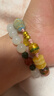 普陀山水晶手链琉璃南红手串蜜蜡手链女士时尚饰品十二通宝生日礼物女 实拍图