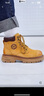 骆驼（CAMEL）王俊凯同款马丁靴高帮秋户外工装大黄靴男 GE122W7757T 金黄 43 实拍图