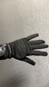 迪卡侬（DECATHLON）手套秋男女跑步健身骑行保暖触屏运动全指五指RUNC 薄绒款黑色 L 实拍图