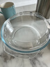 格娜斯双耳透明耐热玻璃碗大号带盖微波炉专用碗汤碗面碗沙拉碗餐具1.5L 实拍图