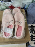 【福利价】小熊小兔棉拖秋冬季情侣保暖学生男拖鞋女居家棉拖鞋 小熊小兔棉拖-粉色 40-41 适合39-40 实拍图