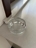 弗莱文茨水晶玻璃烟灰缸家用客厅烟缸雪茄烟碟男个性潮流礼品办公室烟灰缸 圆柱大号直径15cm（透明色） 实拍图