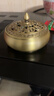 美真香檀香+桂花+艾草盘香家用室内卧室熏香香薰 4小时/48环*3+黄铜香炉 实拍图